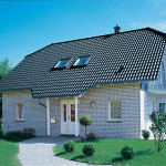 Harzer Pfanne Dachsteine Deckung