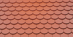 Dachziegel Biber Deckfläche Naturrot