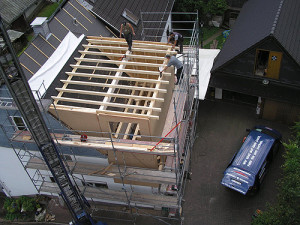 Dachgaube bauen Zimmerei