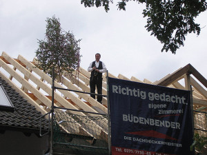 Dachstuhl Abbund, Richtfest