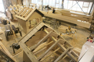 Dachgaube bauen Zimmerei
