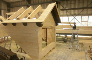 Dachgaube bauen Zimmerei
