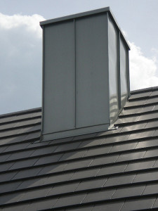 Stehfalz-Fassade