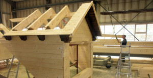 dachgaube aufbau halle