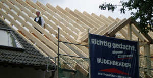 neuer Dachstuhl, Zimmerei Büdenbender